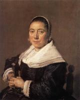 Hals, Frans - Portrait Of A Seated Woman Presumedly Maria Veratti